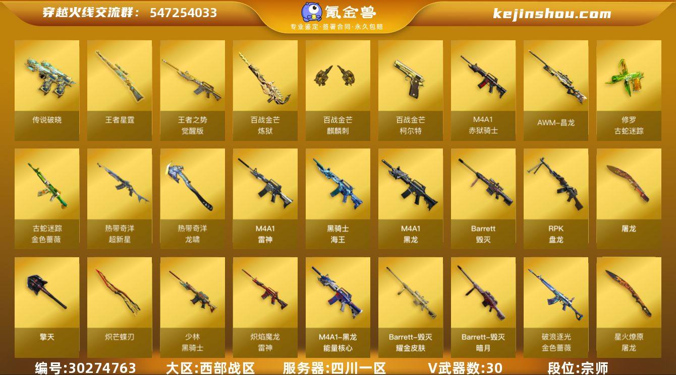 四川一区-36V-3王者-0炫金
【传说武...