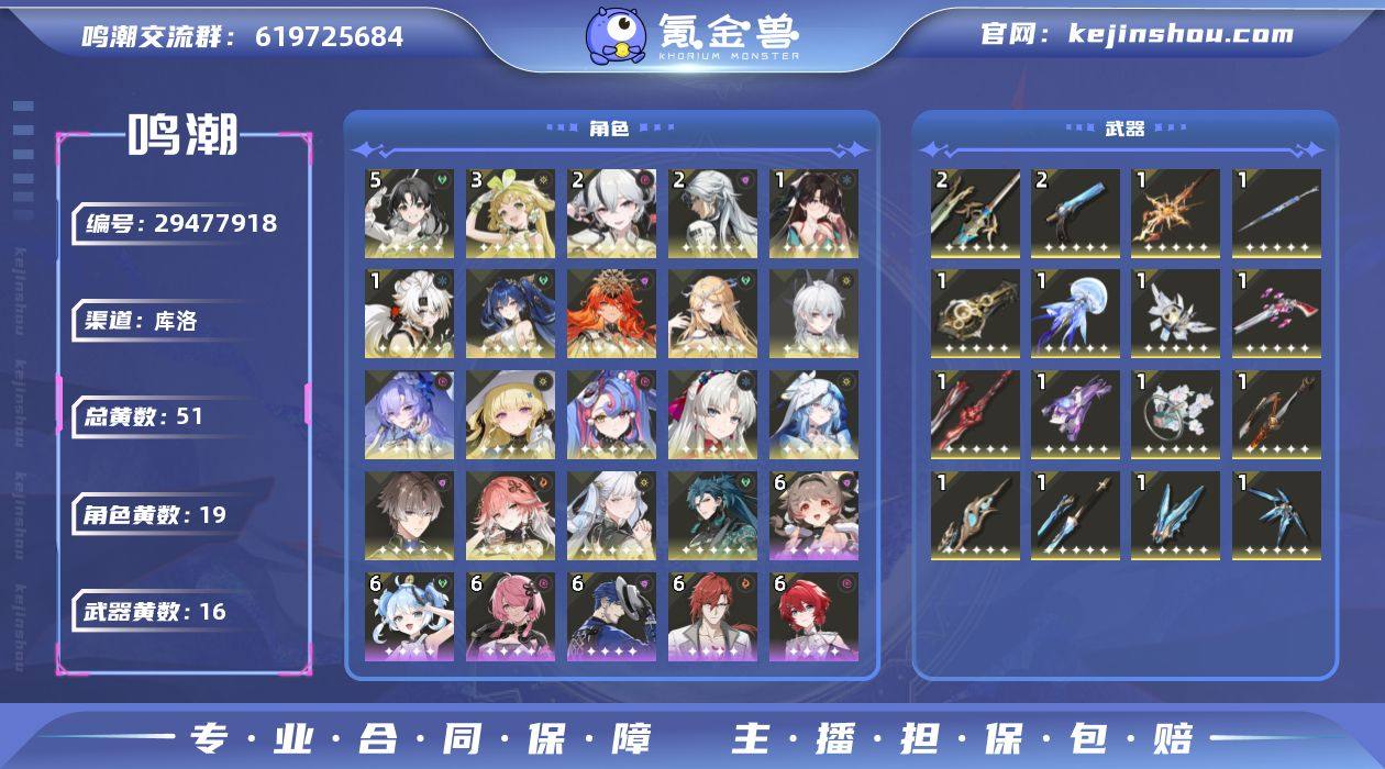 联觉等级:80 总黄数:51 星声数量:4...