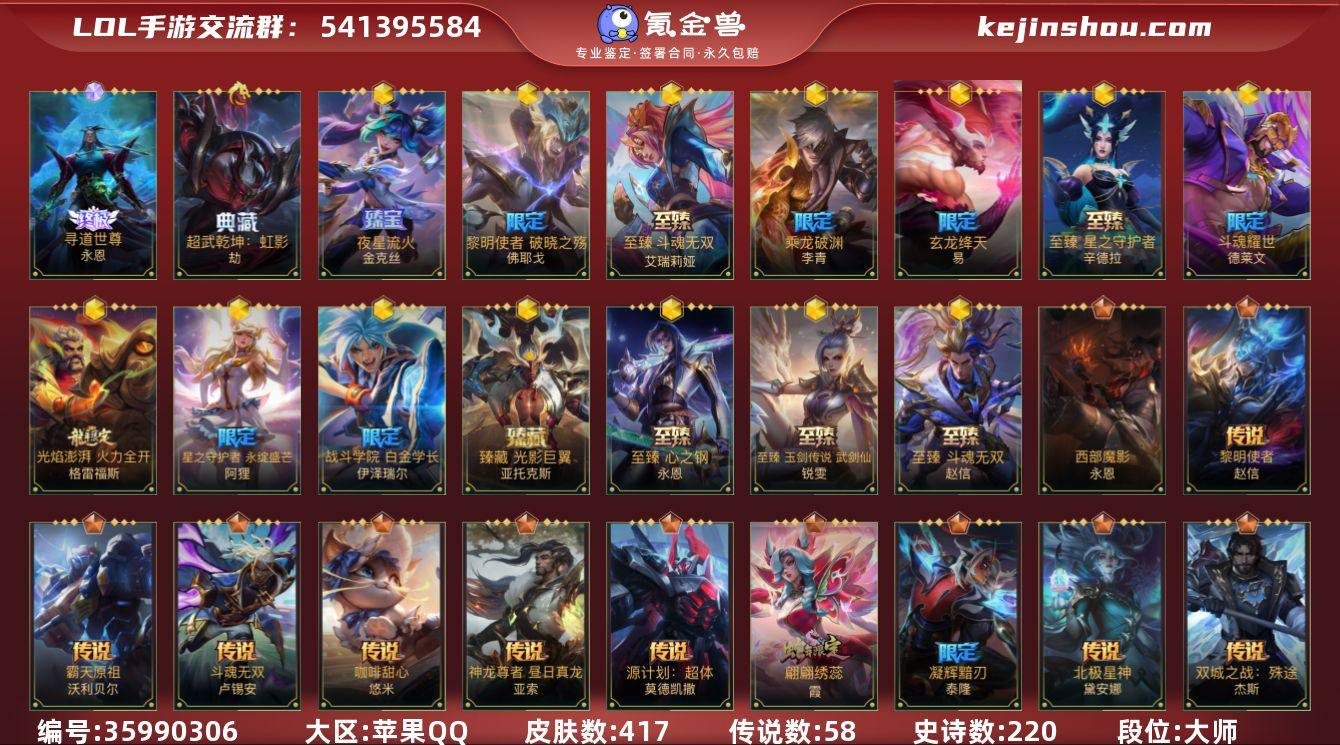 【游戏等级】283 【游戏区服】苹果QQ ...