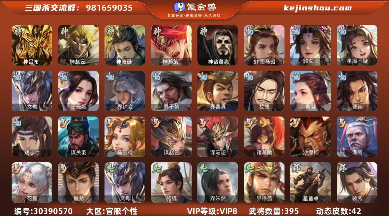 官阶:大将军；VIP等级:VIP8；史诗武...