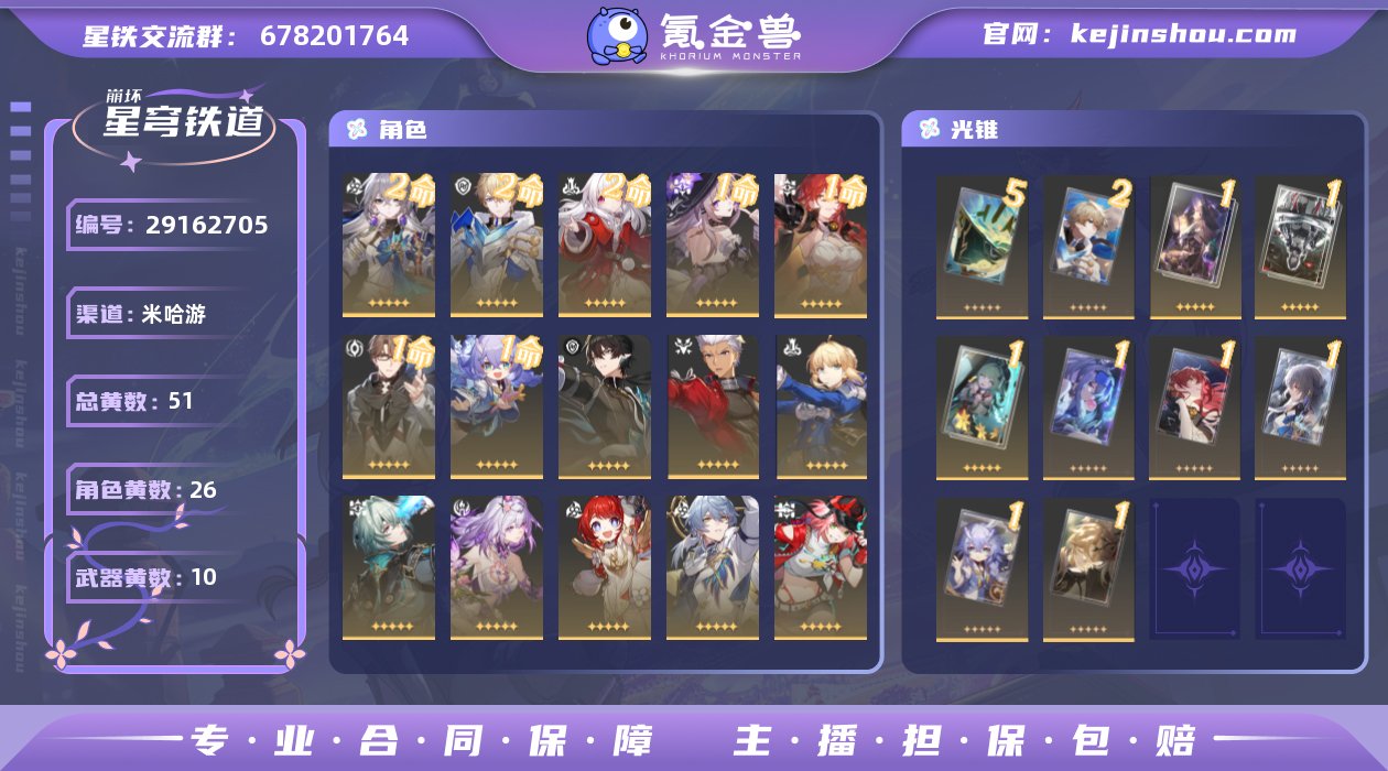 【崩坏·星穹铁道】冒险等级:70,男主,五...