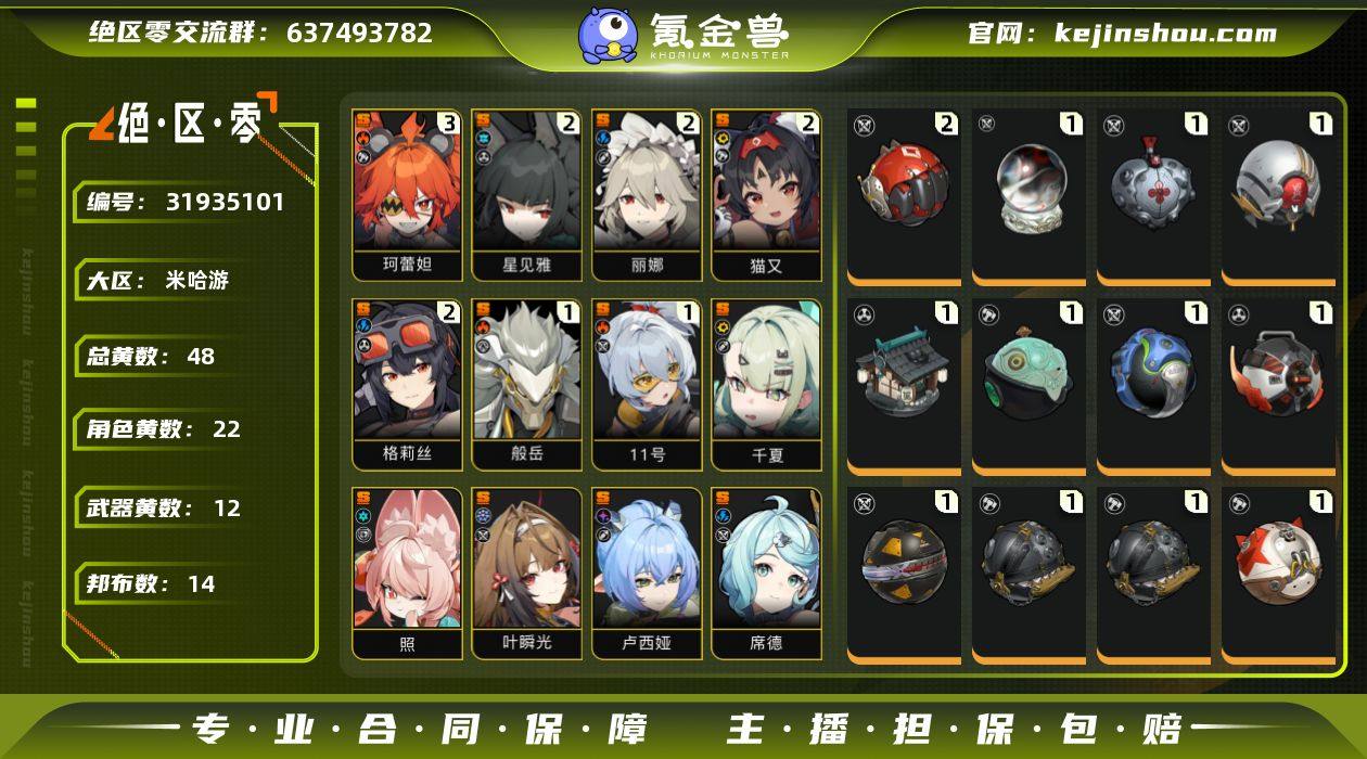 冒险等级:60 总黄数:48 五星角色数:...