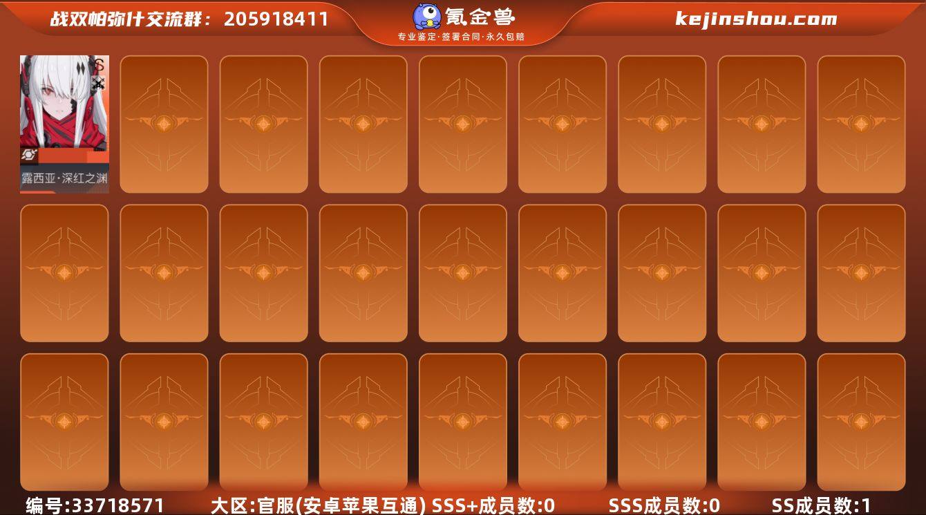 SSS+成员数量:0 SSS成员数量:0 ...