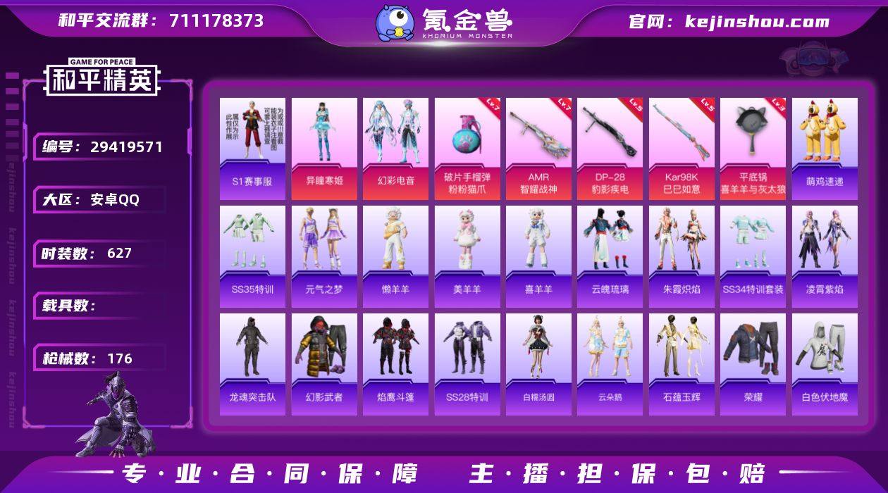 热力值:50855 时装数:627 枪械数...