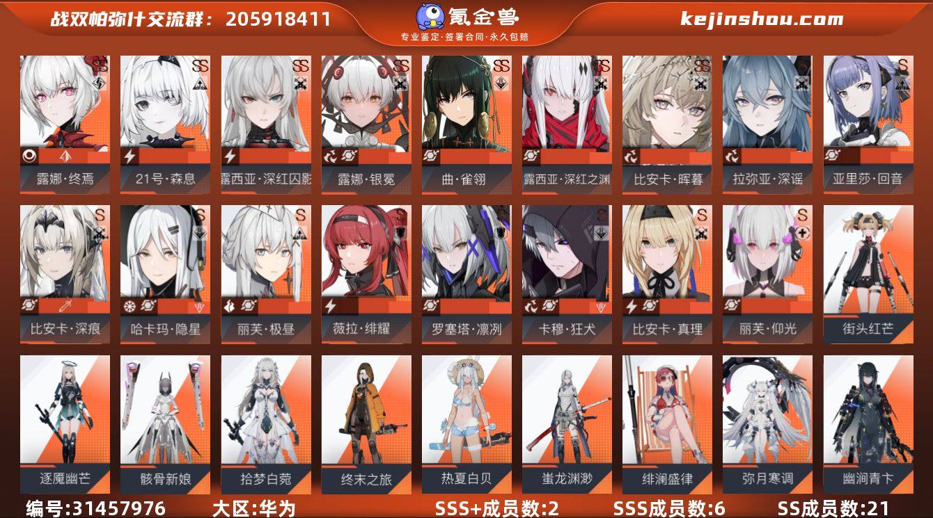 SSS+成员数量:2 SSS成员数量:6 ...