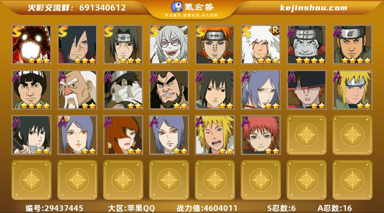 贵族等级:V10 战力值:4604011 ...