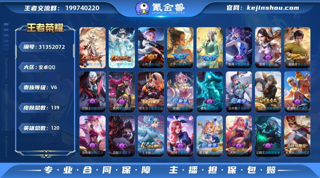 实名: 可修改 贵族等级: V6 英雄数:...