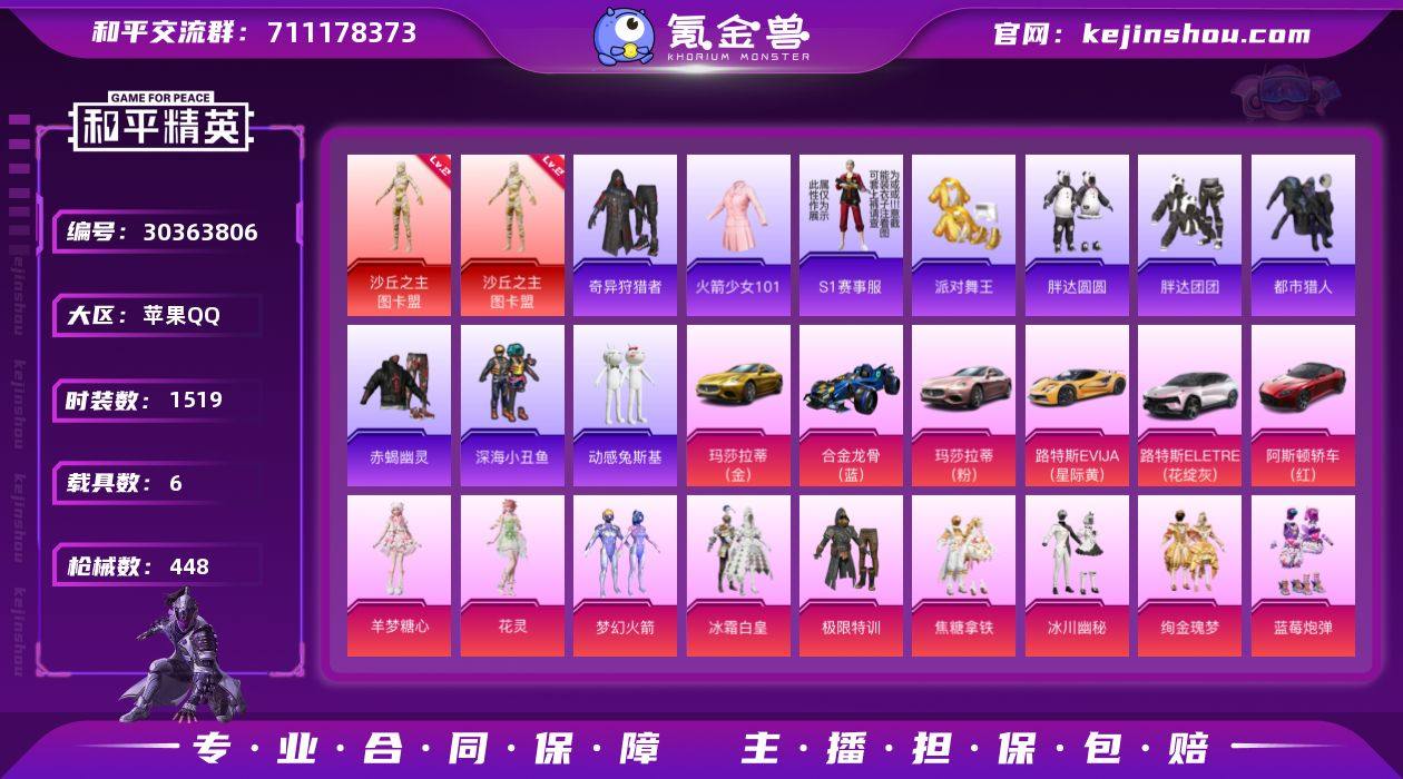 热力值:203163 载具数:6 时装数:...