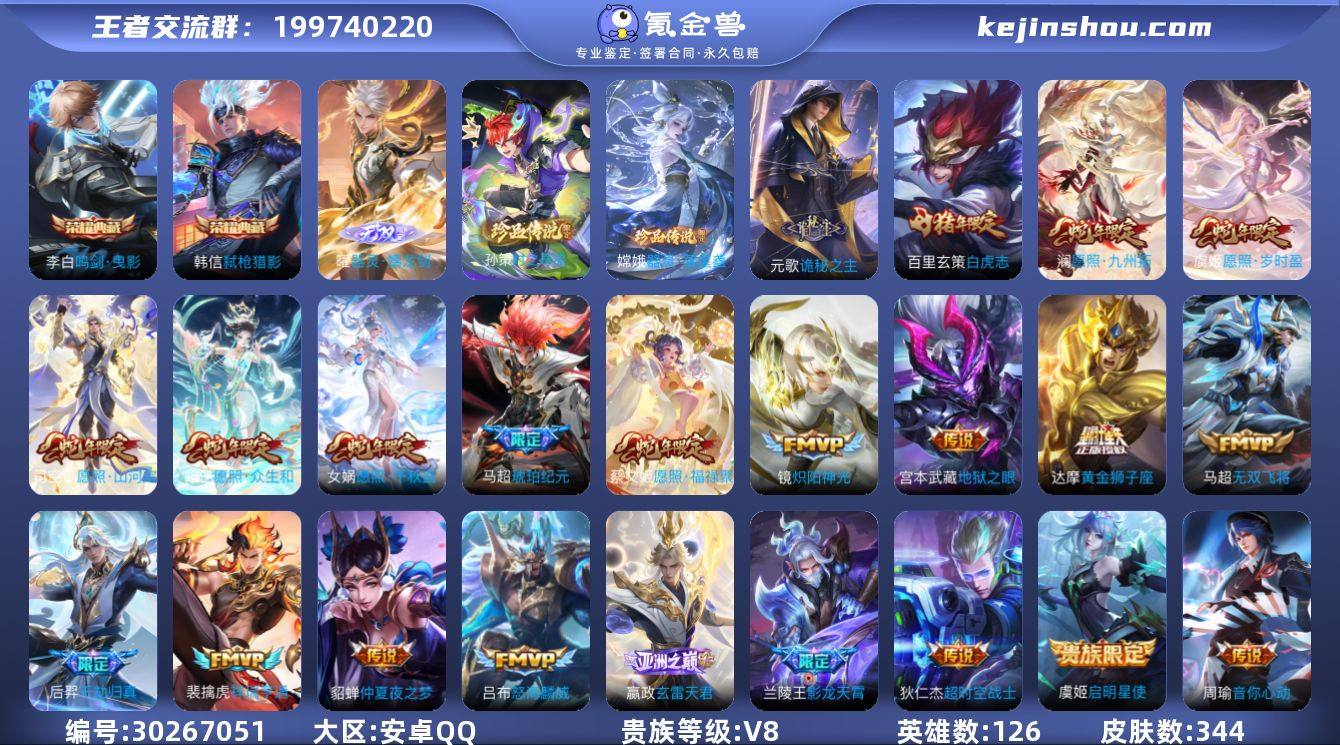 实名: 可修改 贵族等级: V8 英雄数:...