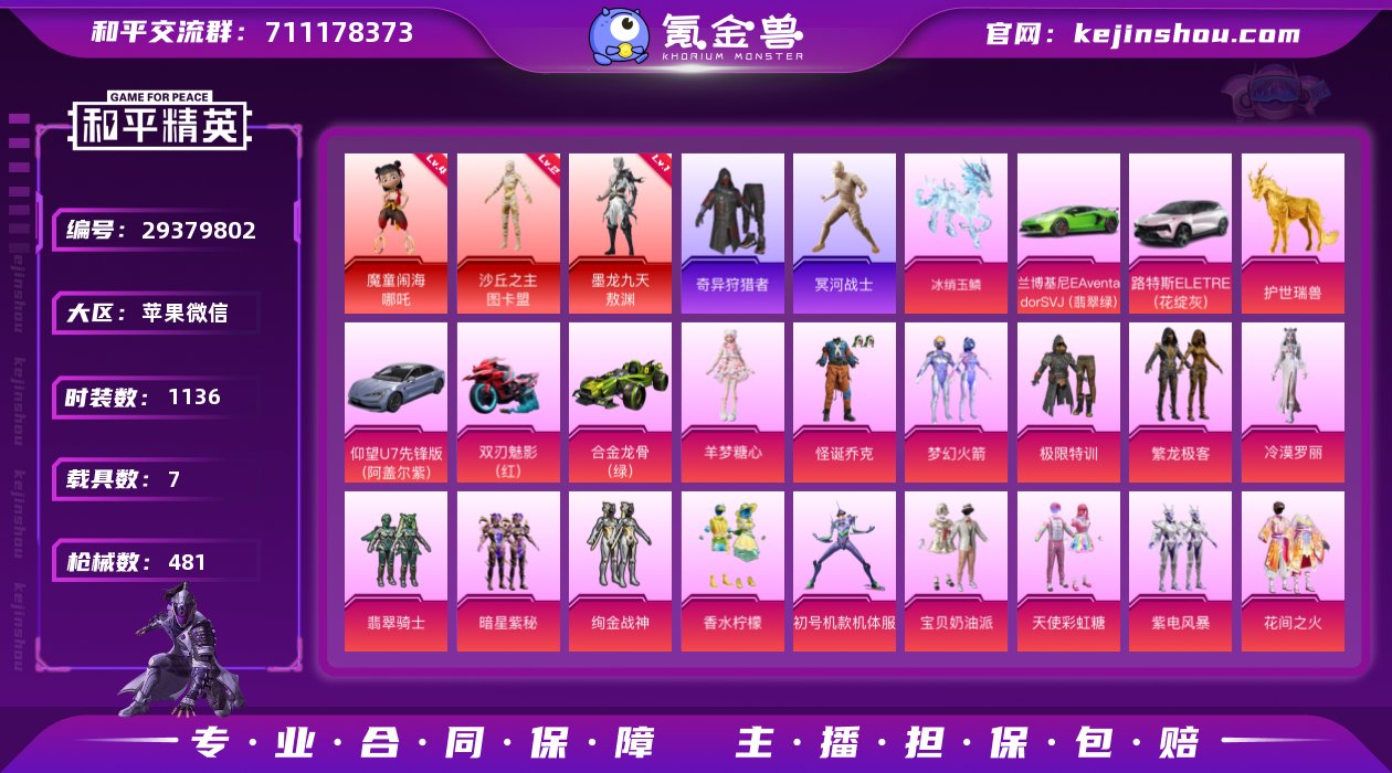 热力值:178031 载具数:7 时装数:...