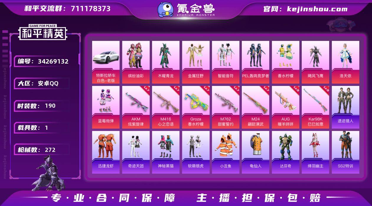 【HPN2374】190套装/枪械7/装备...