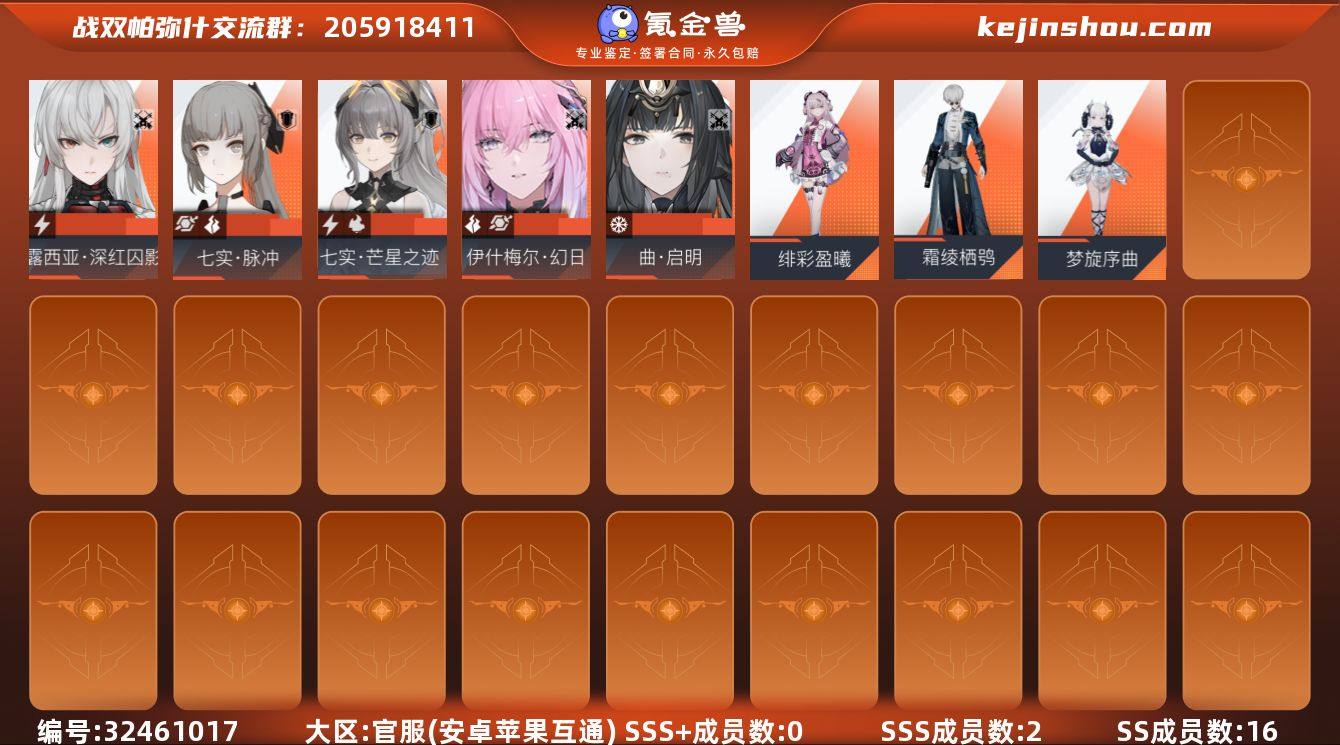 SSS+成员数量:0 SSS成员数量:2 ...