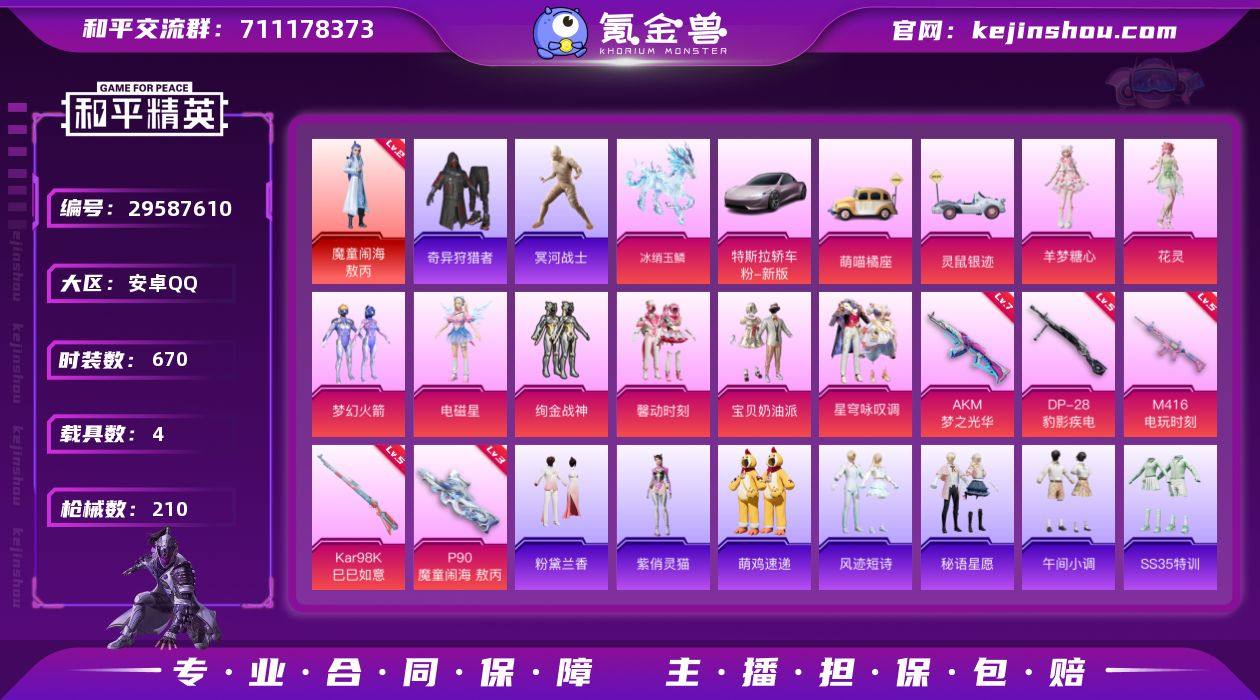 热力值:68815 载具数:4 时装数:6...