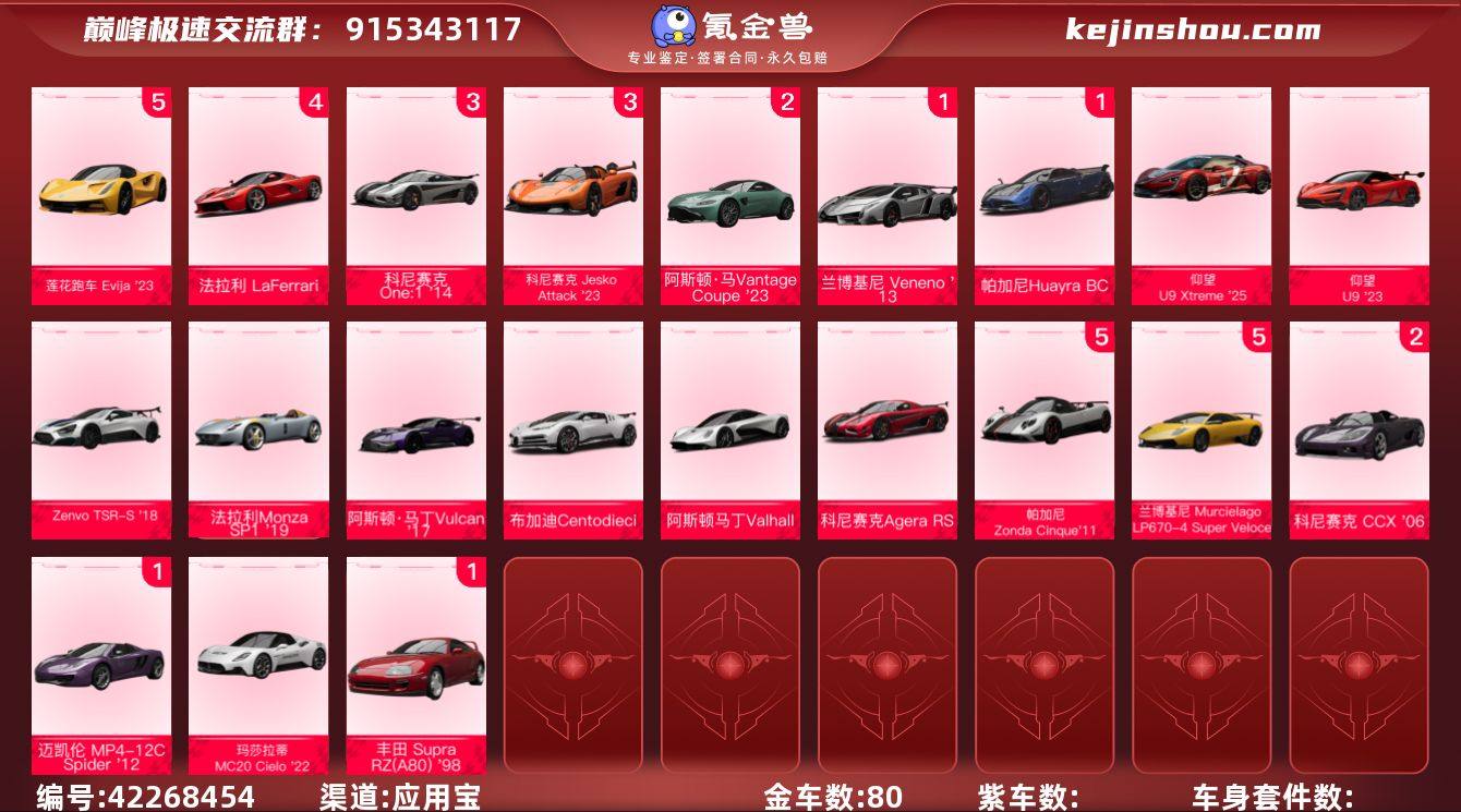 金车数:80 1阶丰田 Supra RZ(...
