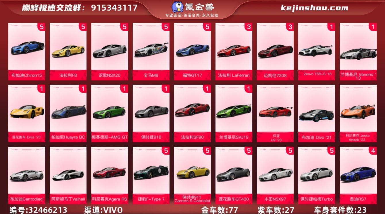 金车数:77 紫车数:27 5阶宝马 X5...