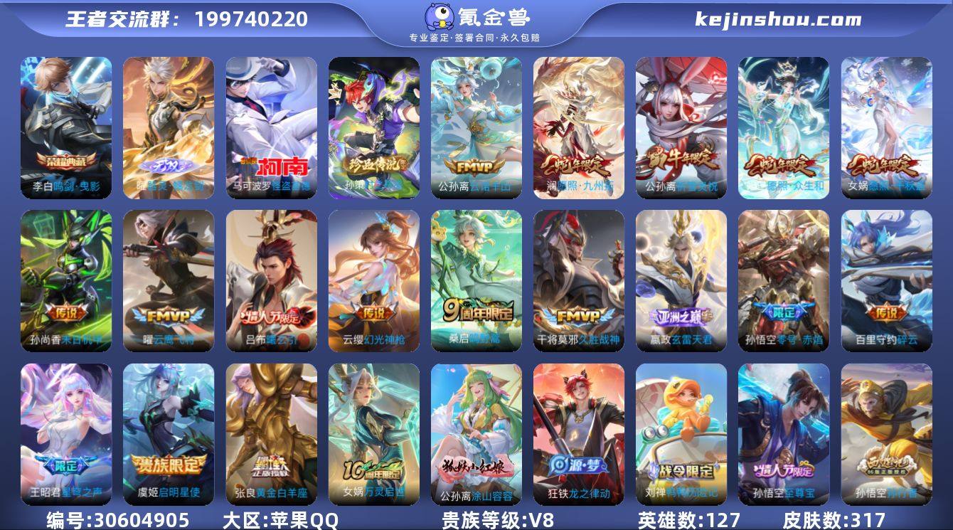 实名: 可修改 贵族等级: V8 英雄数:...