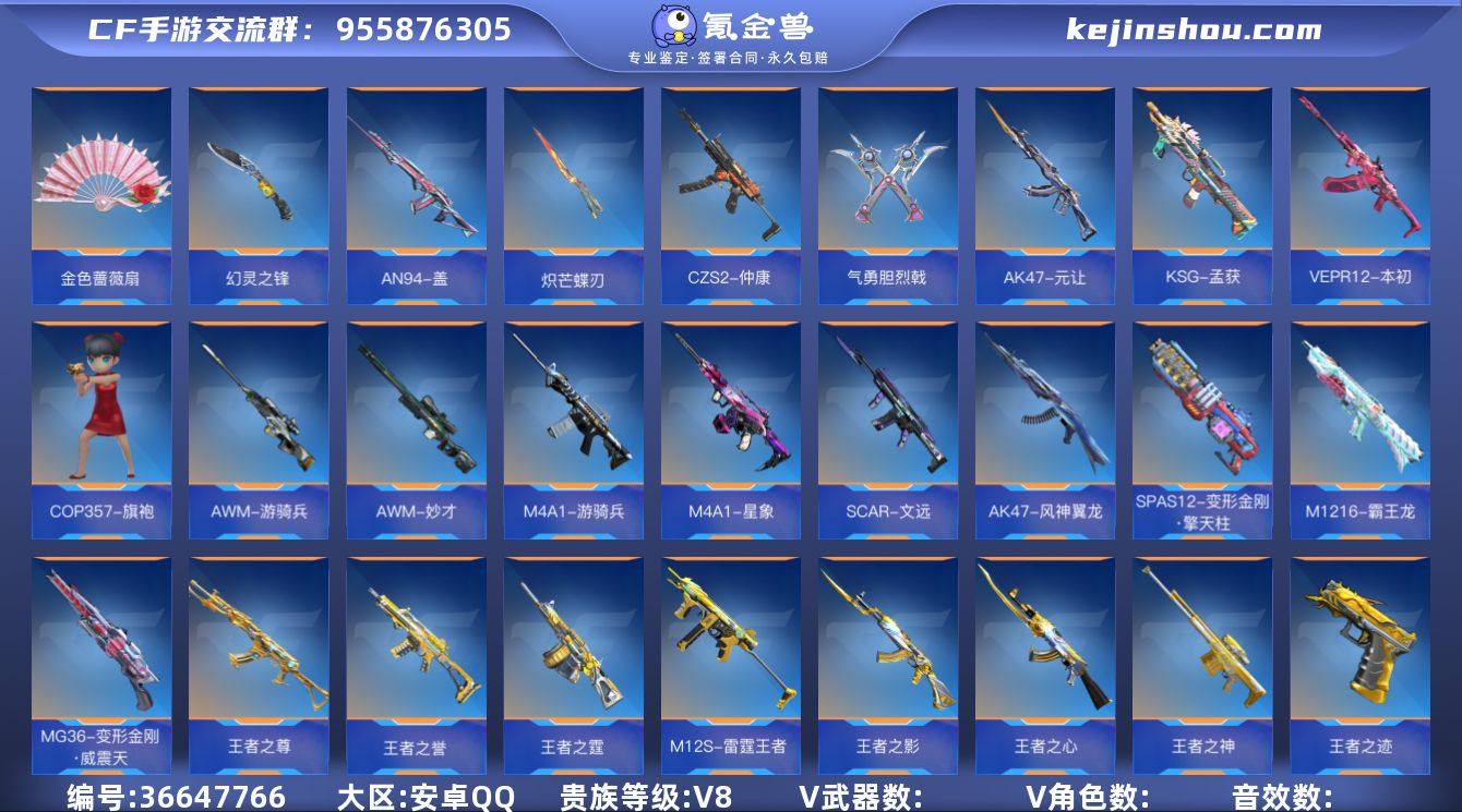 ✨极品全能号！连体王者！26王者武器+2王...