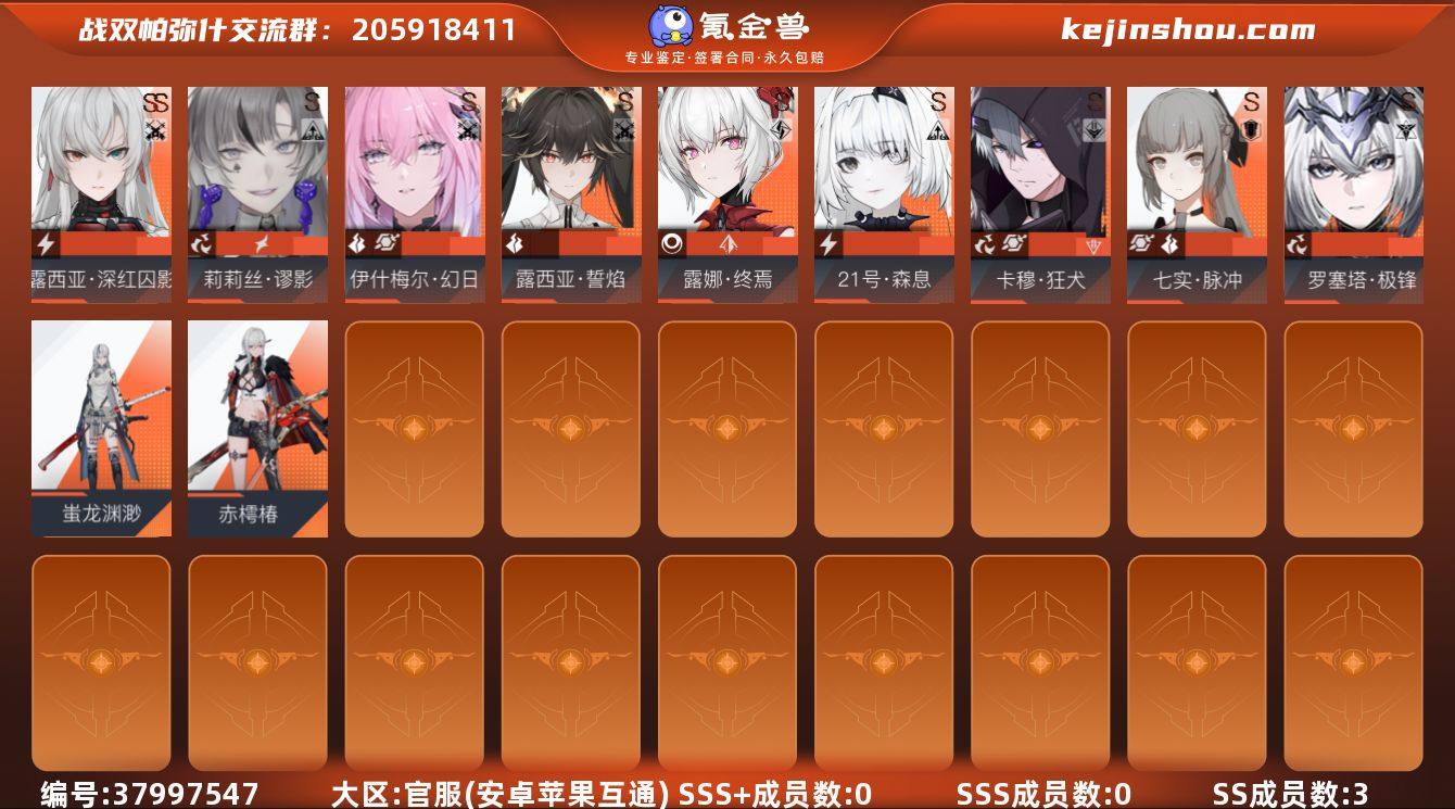 SSS+成员数量:0 SSS成员数量:0 ...