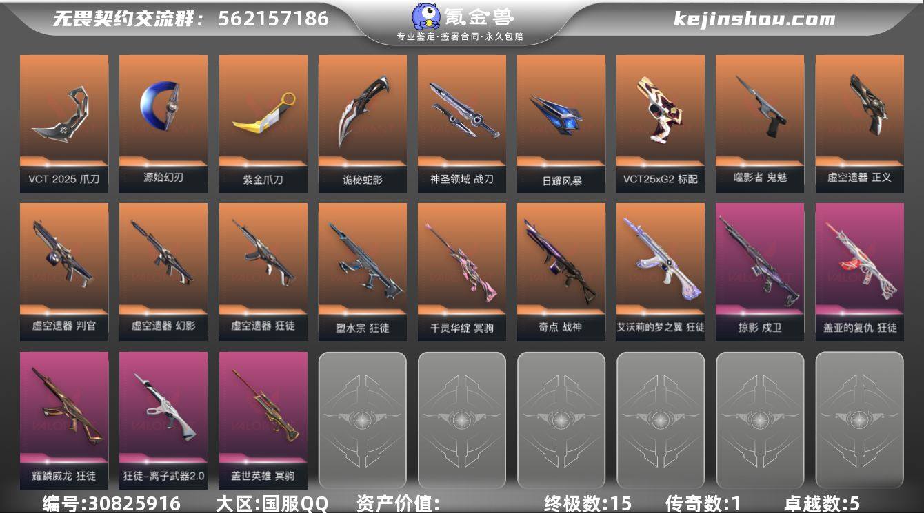 【套装】：虚空遗器套装，VCT 2025 ...