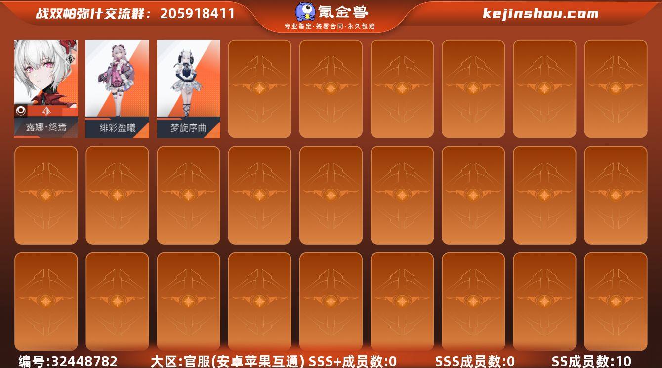 SSS+成员数量:0 SSS成员数量:0 ...