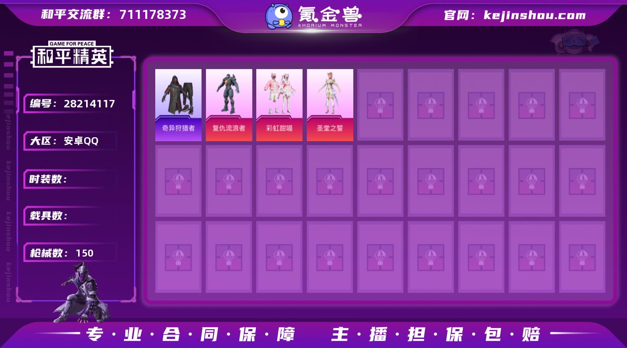 5.3w热力值,套装-奇异狩猎者,角色-军...