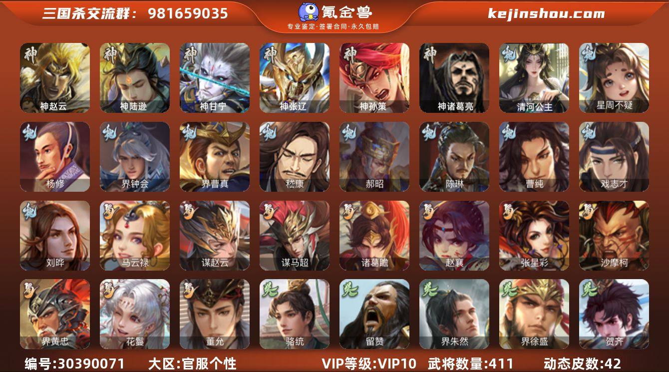 官阶:大将军；VIP等级:VIP10；史诗...