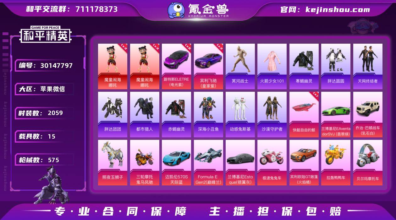 热力值:306728 载具数:15 时装数...