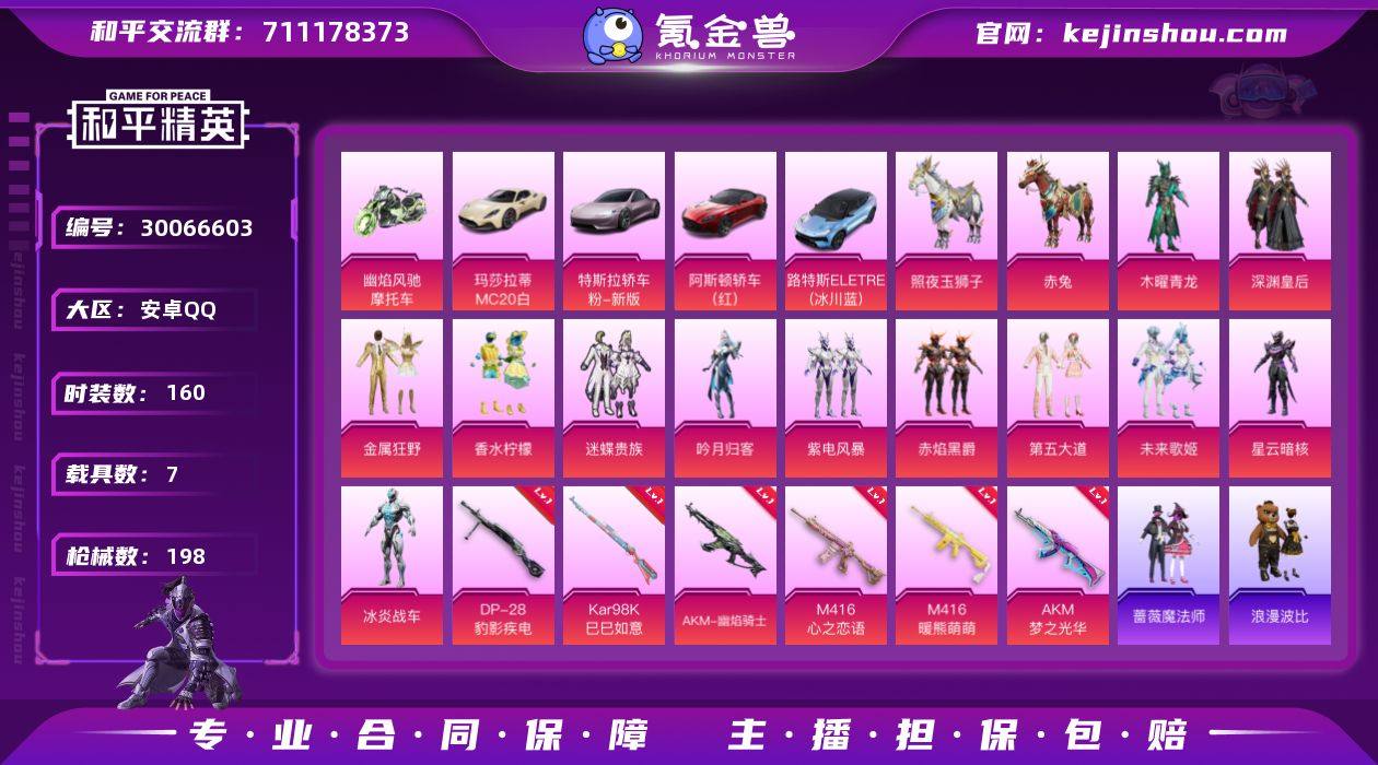 12粉装 6粉枪 7载具 4印记 160套...