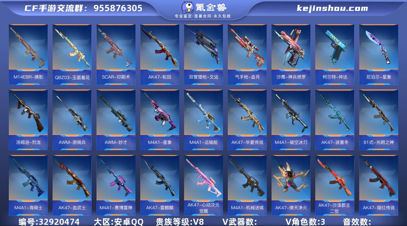 V8 10王者武器 249英雄武器 4英雄...