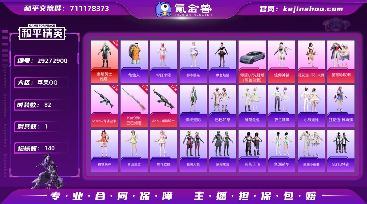 MQ663苹果 手Q-1神装-4粉装-3特...