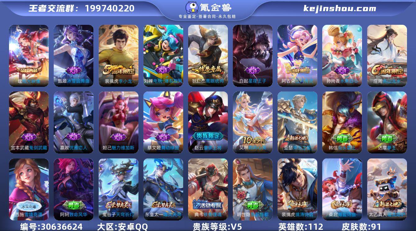 实名: 可修改 贵族等级: V5 英雄数:...