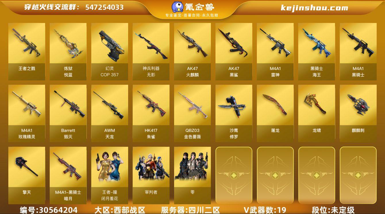 四川二区-21V-5王者-0炫金
【热门武...