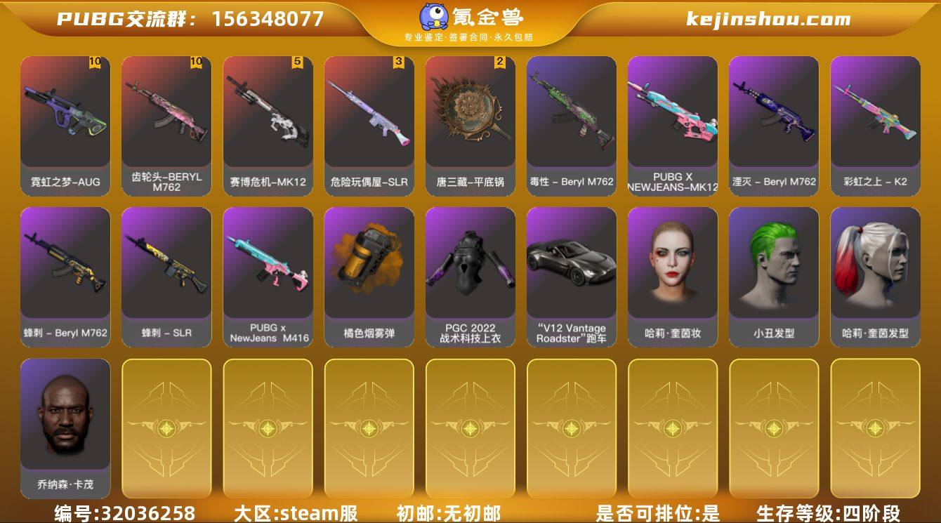 GJD13140	生存500级可排位/10...