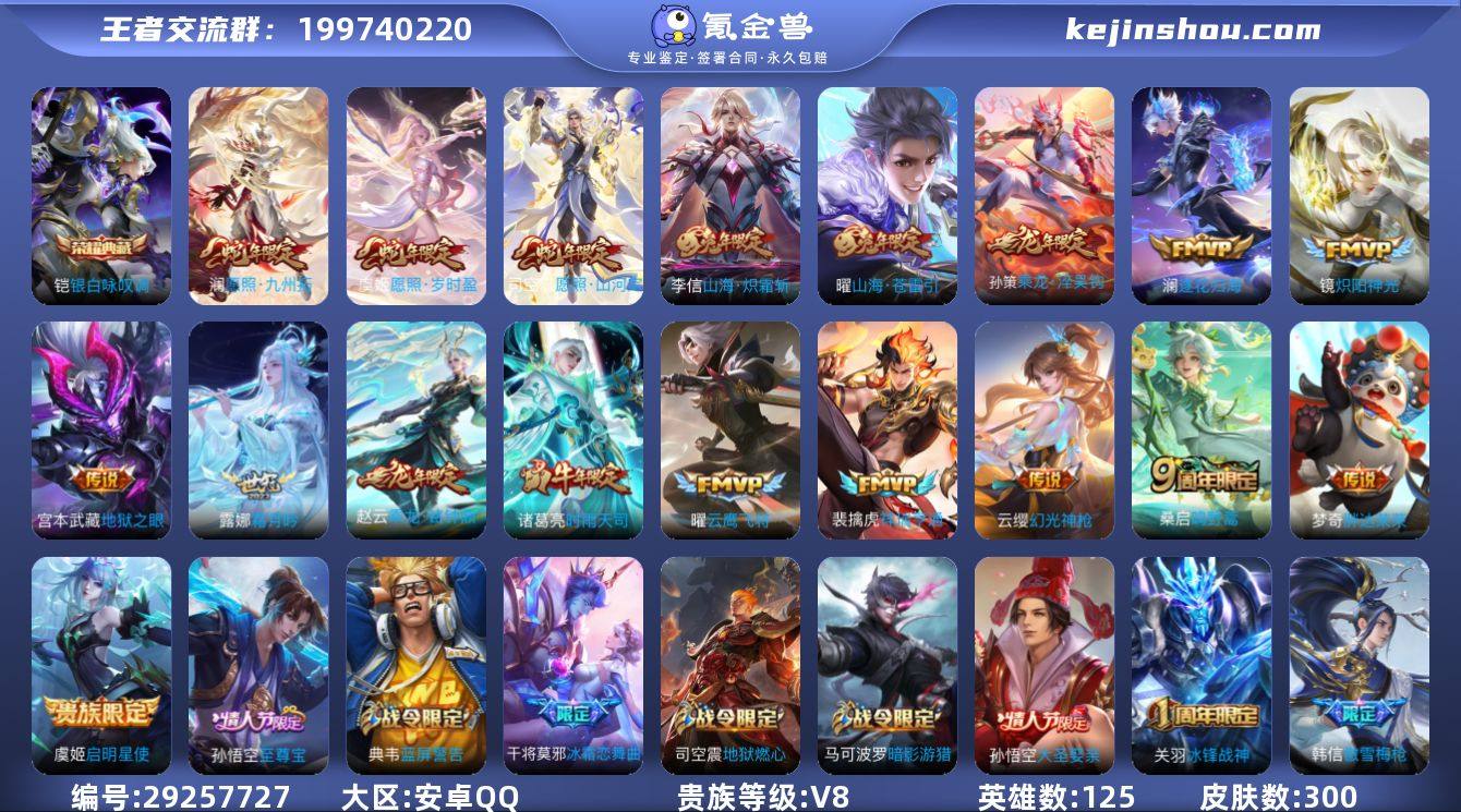 编号:168695
贵族:V8 英雄数...