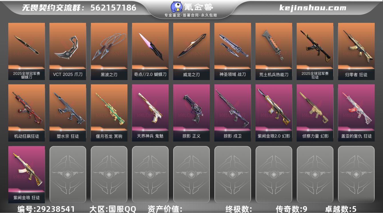 w7718/Lv124 ，皮肤总价值379...