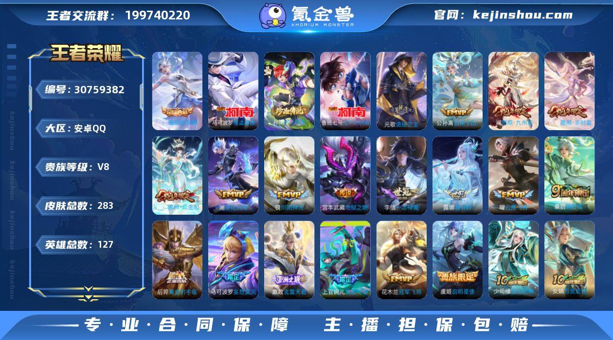 实名: 可修改 贵族等级: V8 英雄数:...