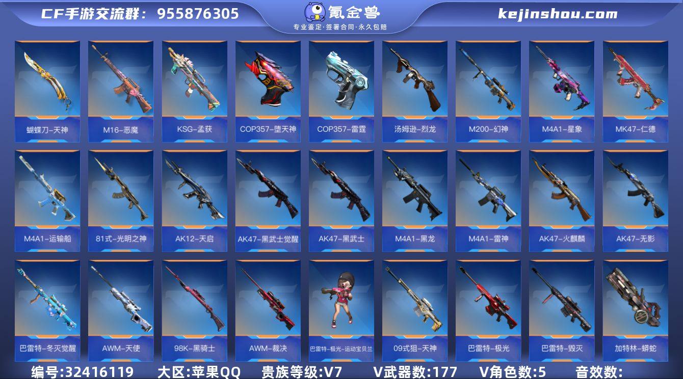 【QZZ2498】VIP7/177V/王者...