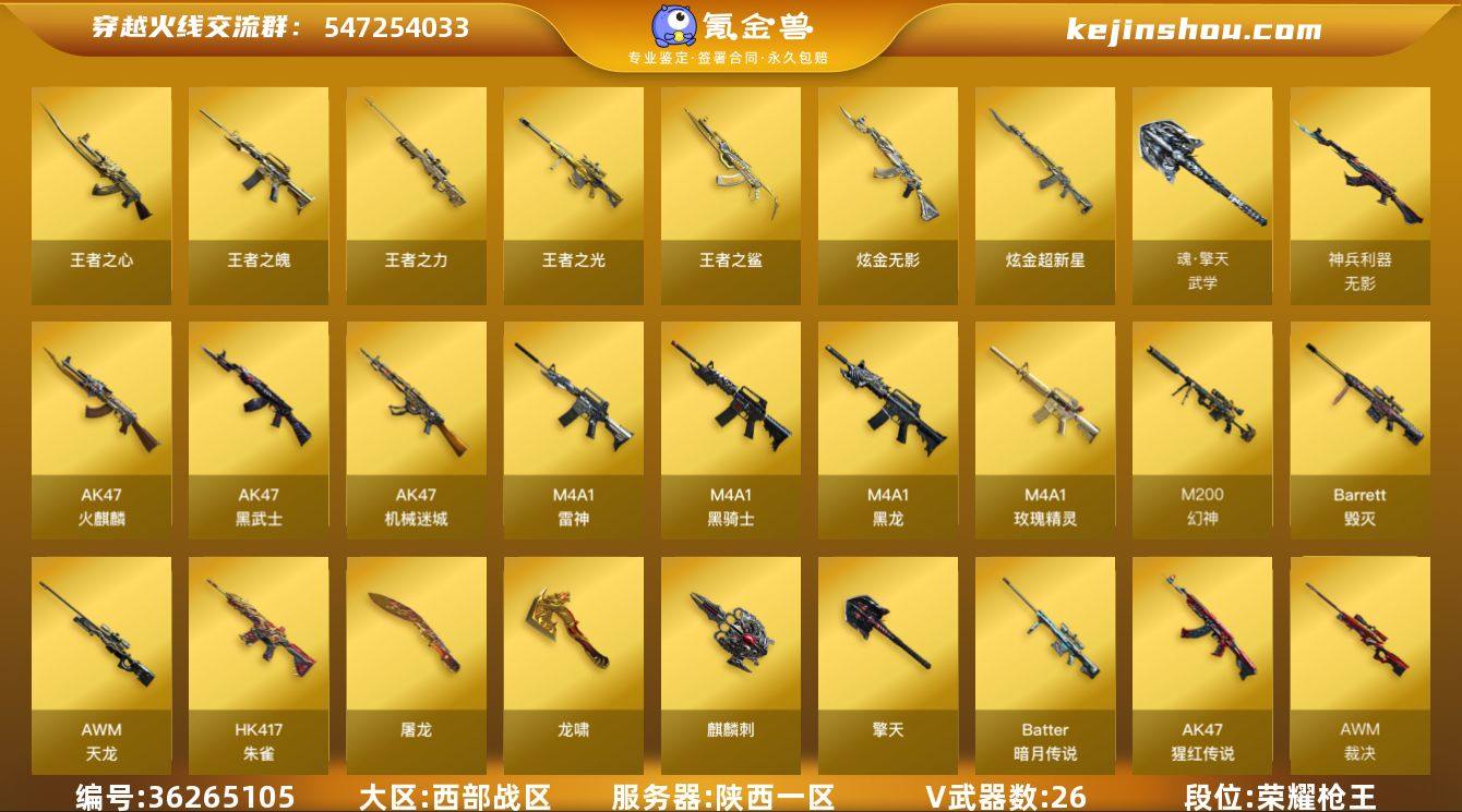 西部战区（陕西一区）ys【爆破生化练手号】...