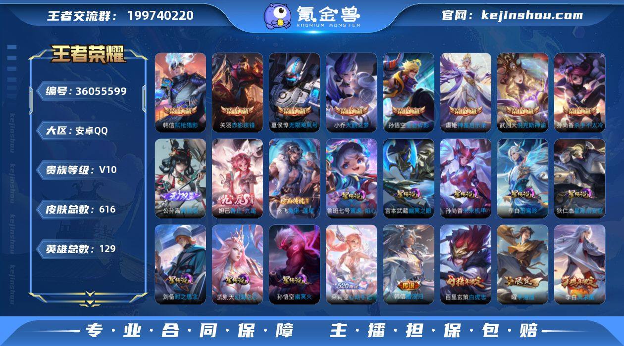 实名: 可修改 贵族等级: V10 英雄数...