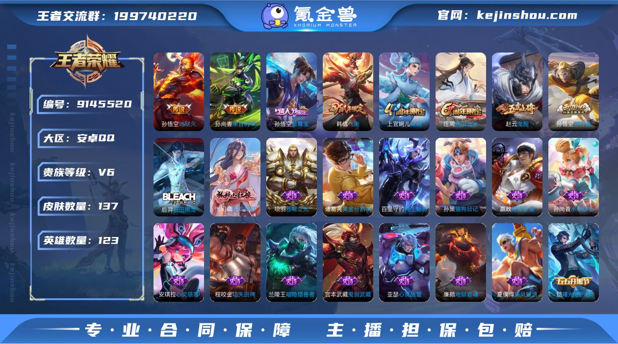 实名: 可修改 贵族等级: V6 英雄数:...