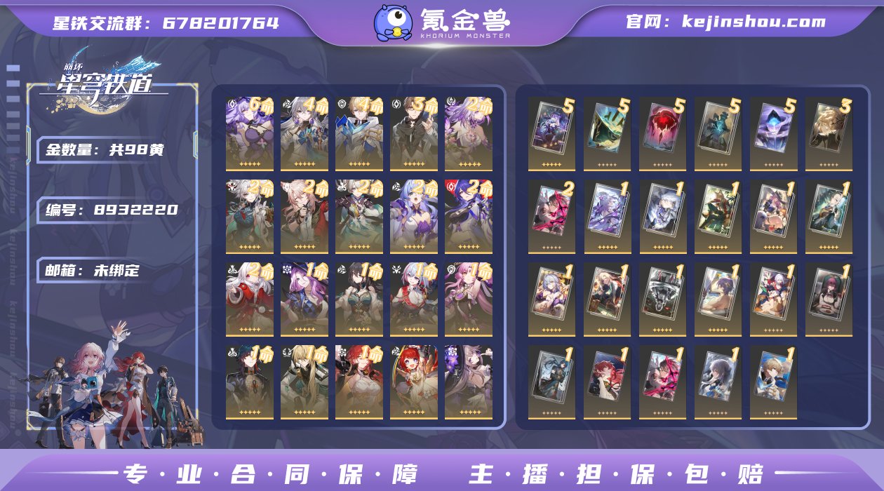 邮箱: 未绑定 开拓者性别: 男 总黄数:...