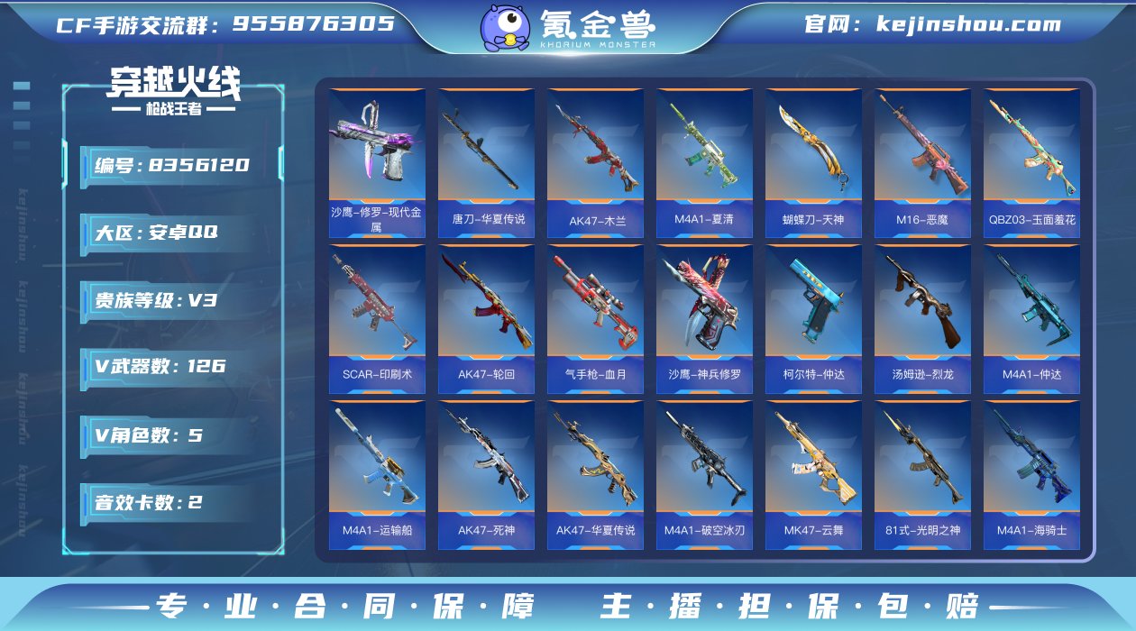 实名: 可修改 v武器数: 126 V/王...