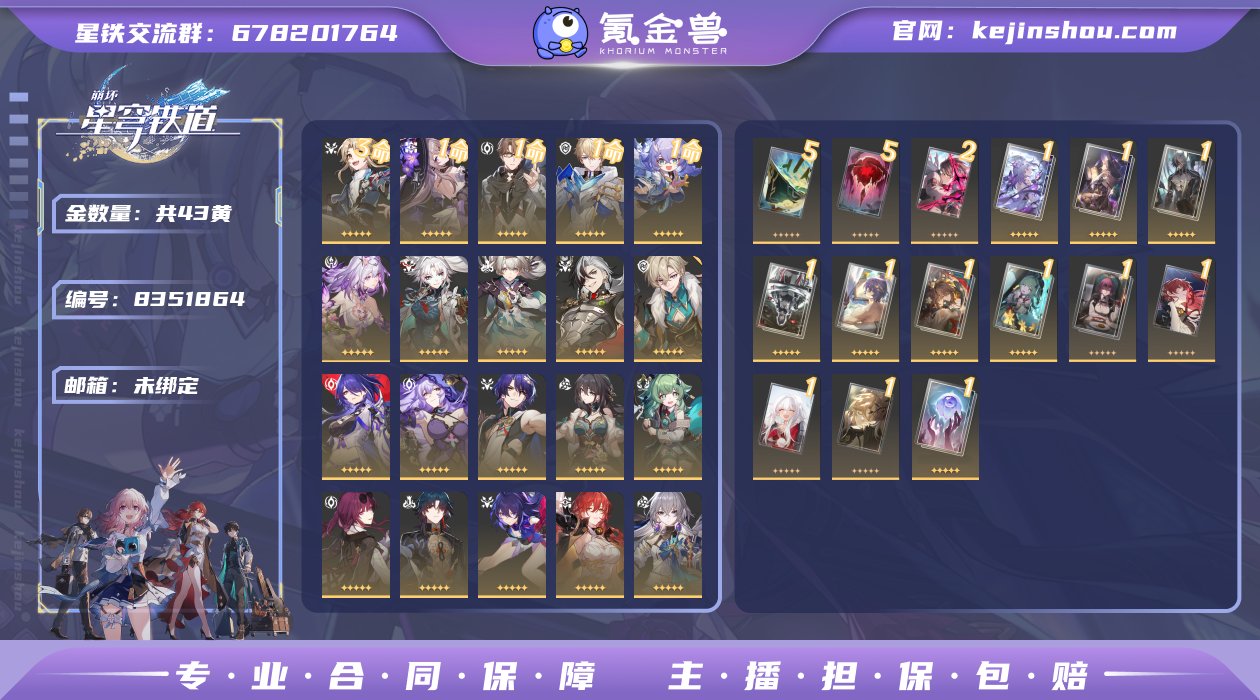 邮箱: 未绑定 开拓者性别: 男 总黄数:...