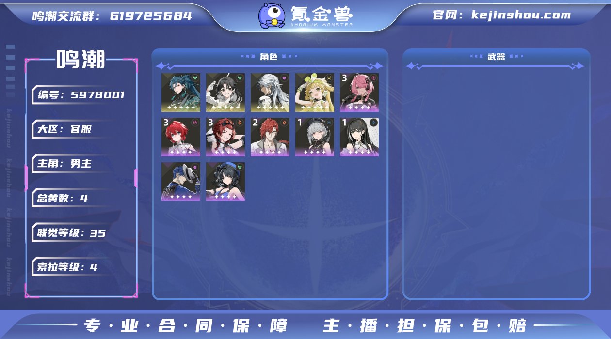 总黄数: 4 联觉等级: 35 拥有五星共...