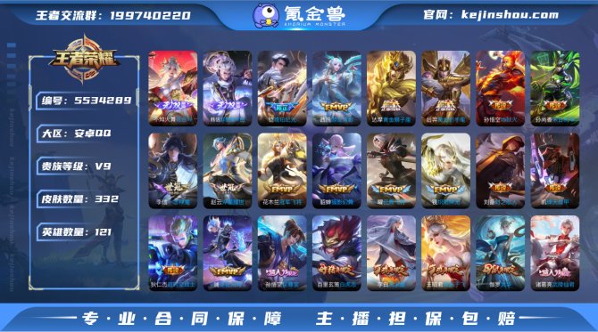 v9可改实名 332皮2典藏2无双24传说...