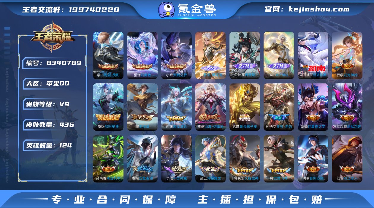 实名: 不可修改 贵族等级: V9 英雄数...