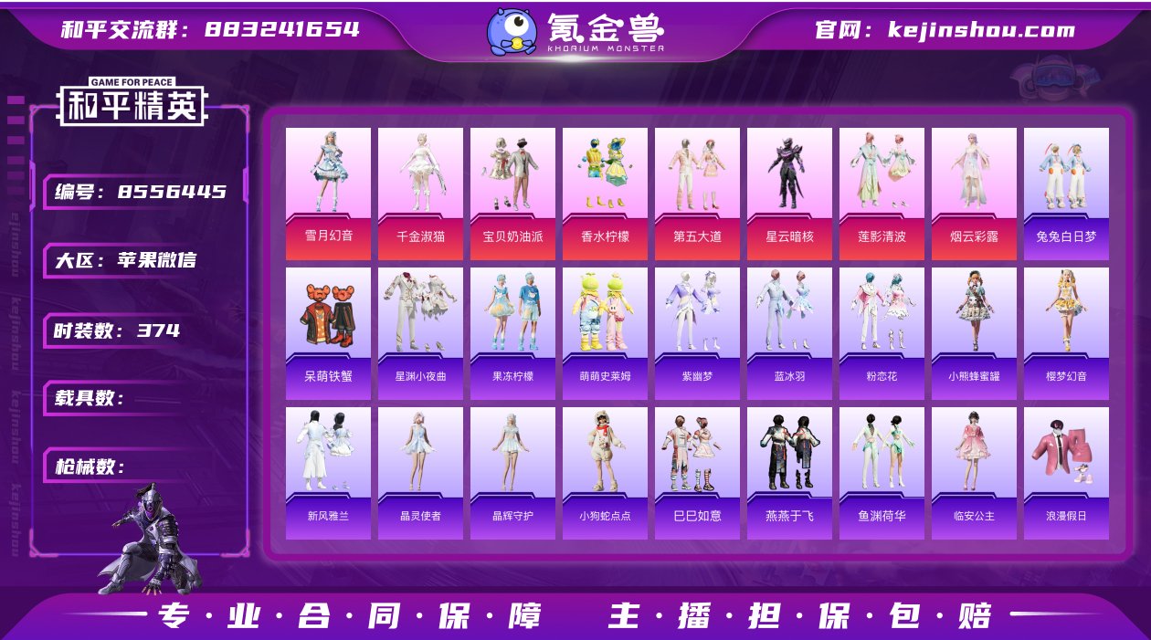 AL601114 热力值55086 枪皮数...