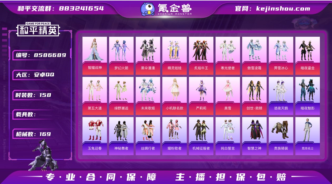 6.1万热力值 雪山精英,深海小丑鱼,梦幻...