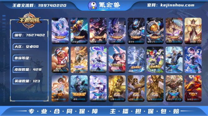 XY V10【428皮肤8典藏3无双61传...