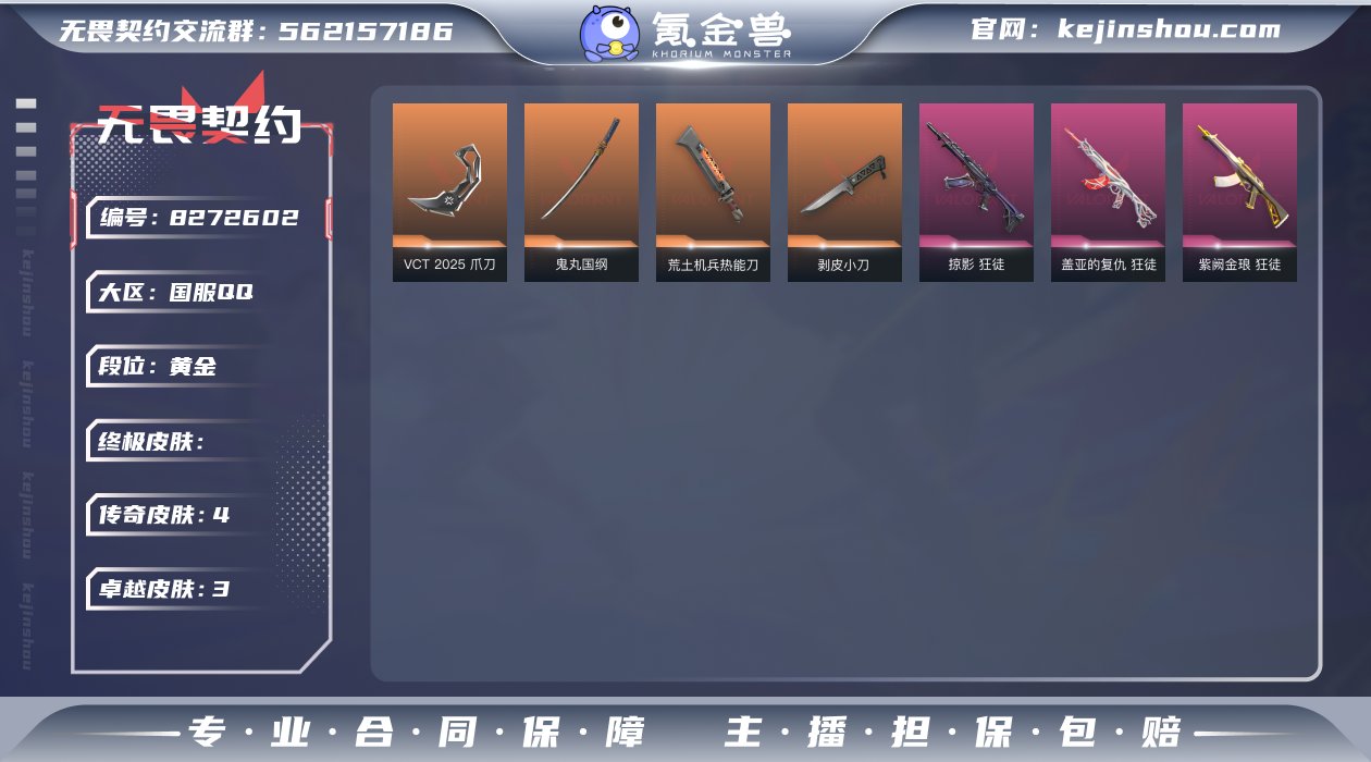 实名: 可修改 皮肤资产价值: 14010...